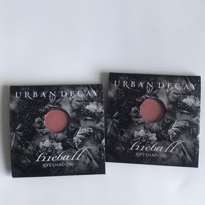 Set of 2 Urban Decay Fireball Eyeshadow Minis New